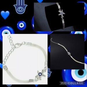 - bracelet 🧿 🪬  1 bracelet Starfish protection amulet silver jewelry eye 🧿